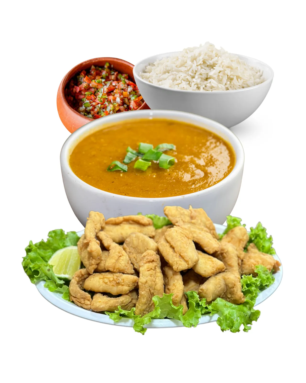 Pirão com Filé de Peixe